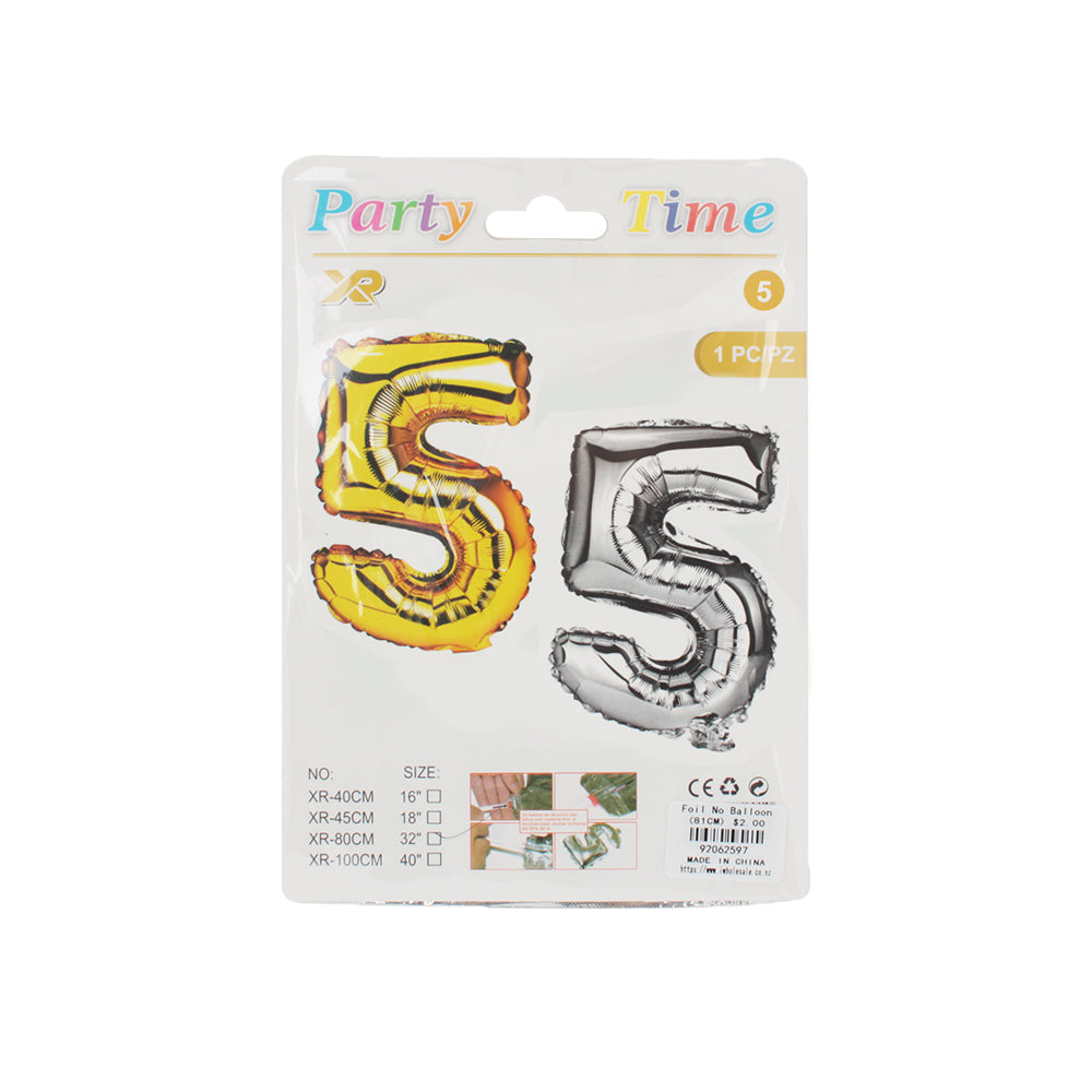 Foil Number Balloon(81CM)