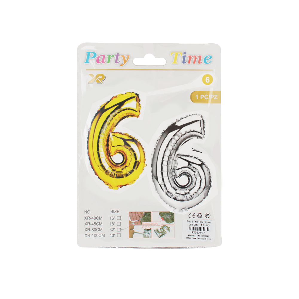 Foil Number Balloon(81CM)