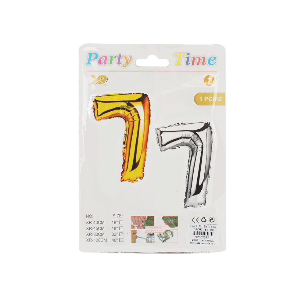 Foil Number Balloon(81CM)