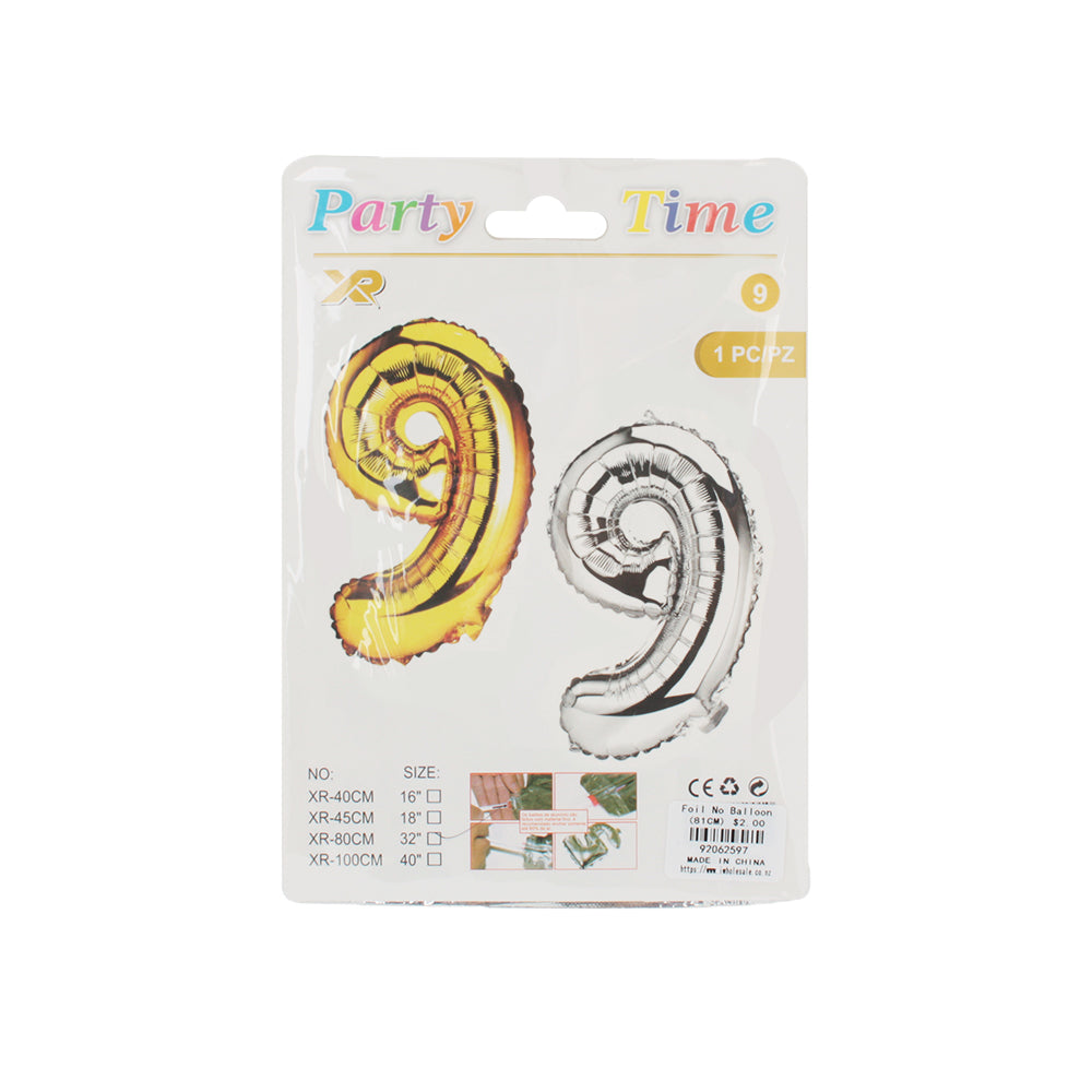 Foil Number Balloon(81CM)