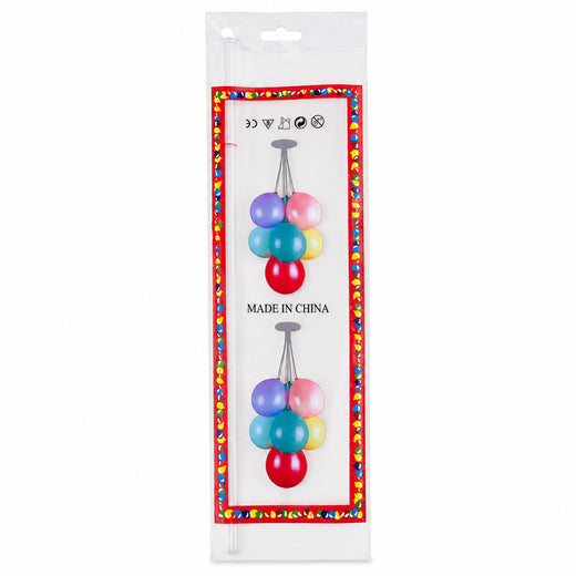 Balloon stand kit in retail packaging
