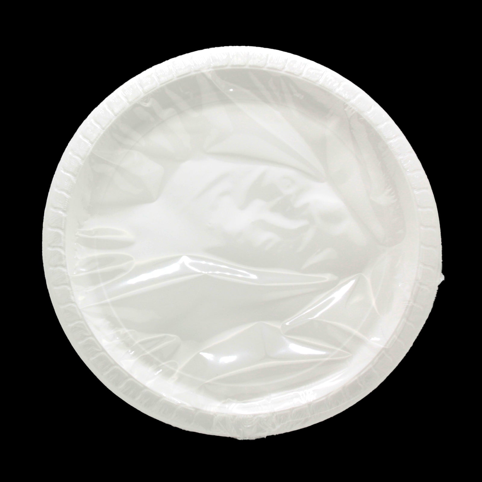 Party Plate(10PCS/23CM) - disposable white plastic plates in packaging for events and gatherings.