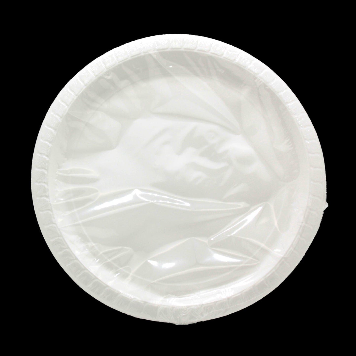 Party Plate(10PCS/23CM) - disposable white plastic plates in packaging for events and gatherings.