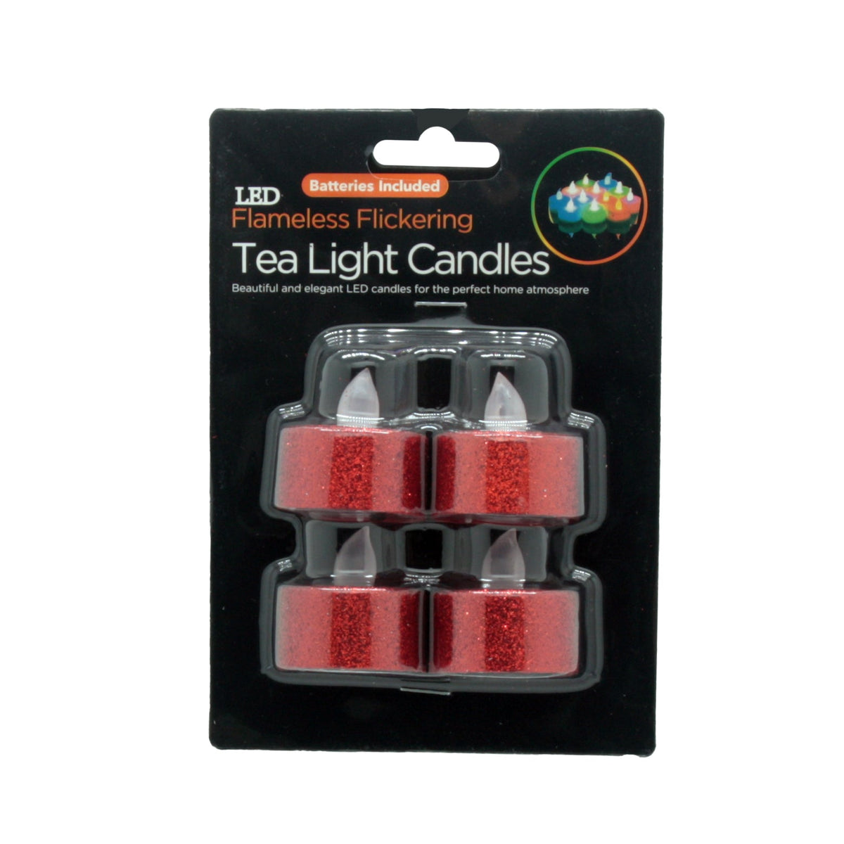 Red Battery LED Tealight Candles