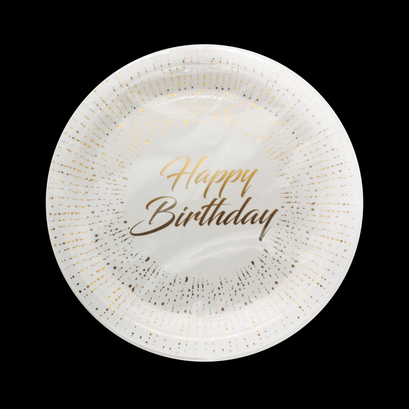 Happy Birthday G.Plate(23CM,10PCS) decorative plate for celebrating birthday parties.