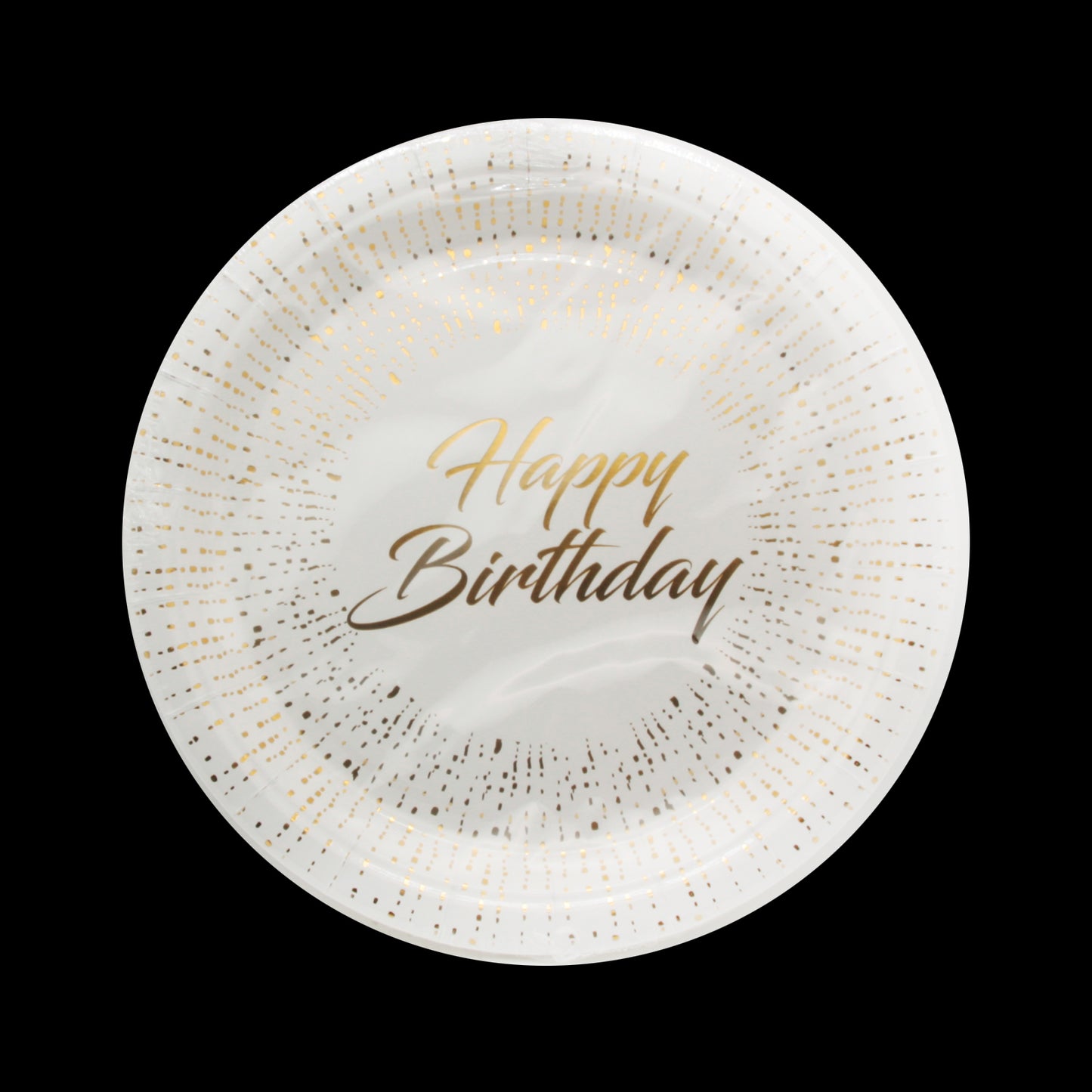 Happy Birthday G.Plate(23CM,10PCS) decorative plate for celebrating birthday parties.