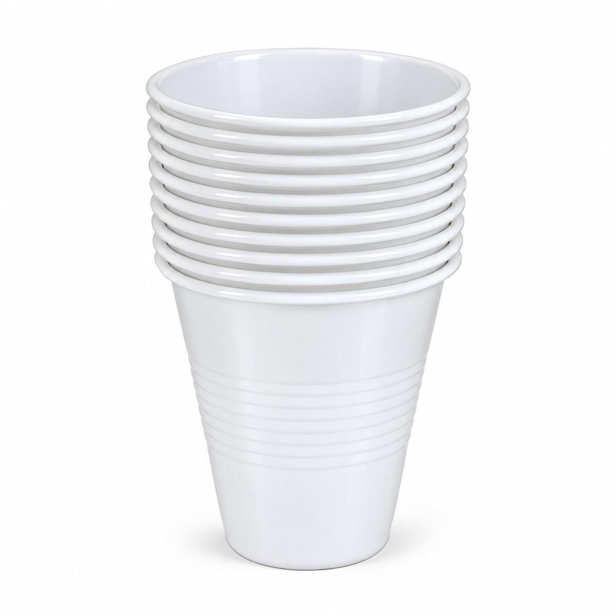 White party cups, 10 pack