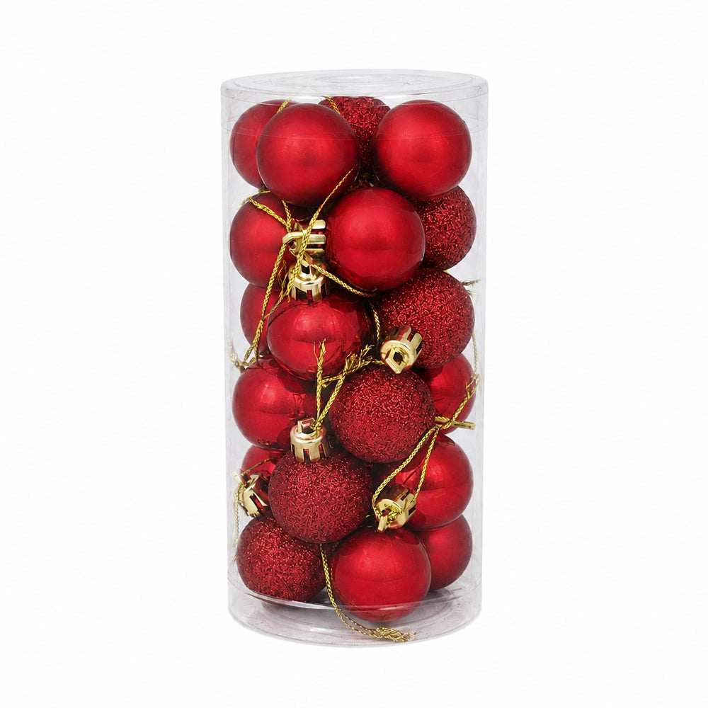 3CM X-mas NR Ball(24PCS/Red)
