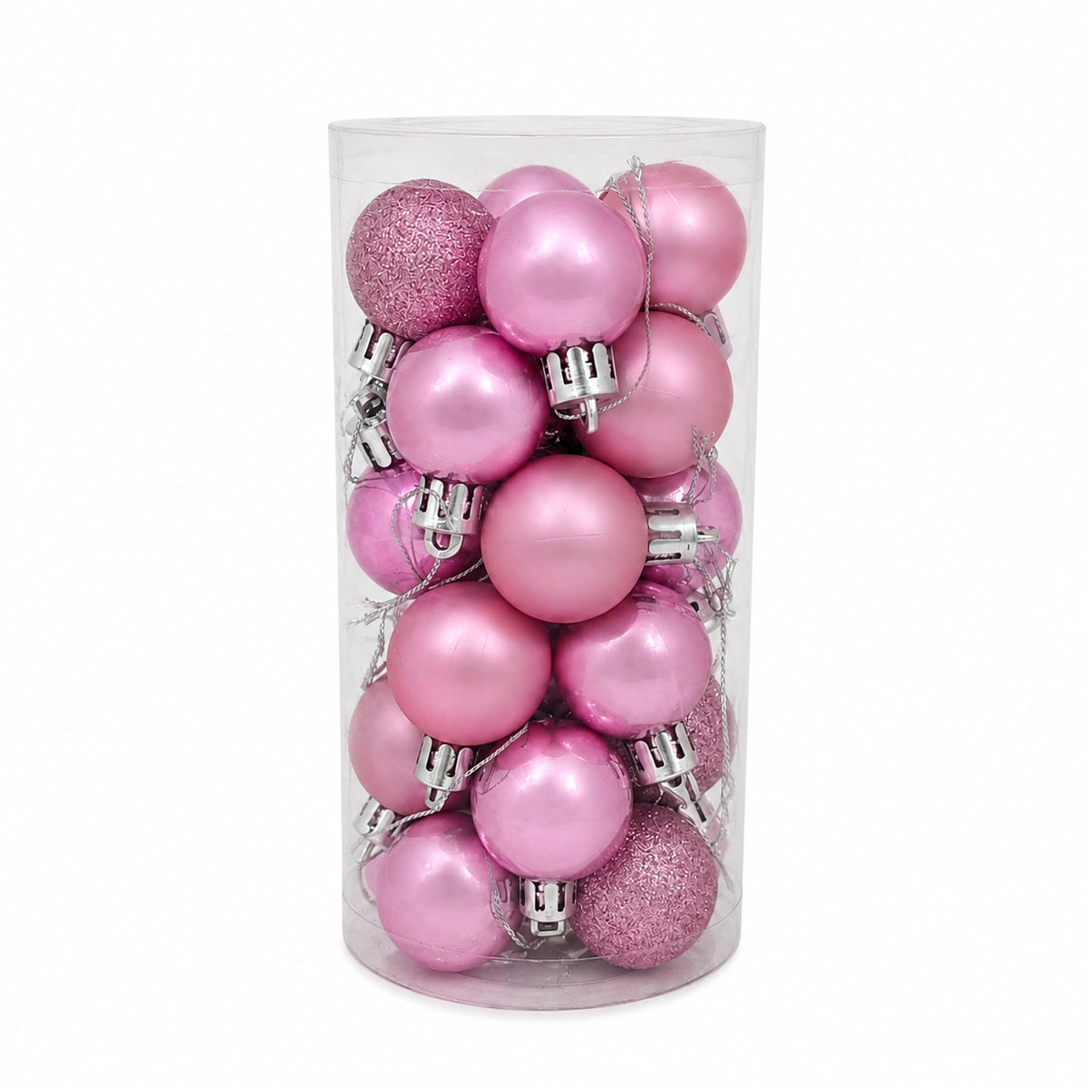 3CM X-mas NR Ball(24PCS/Pink)