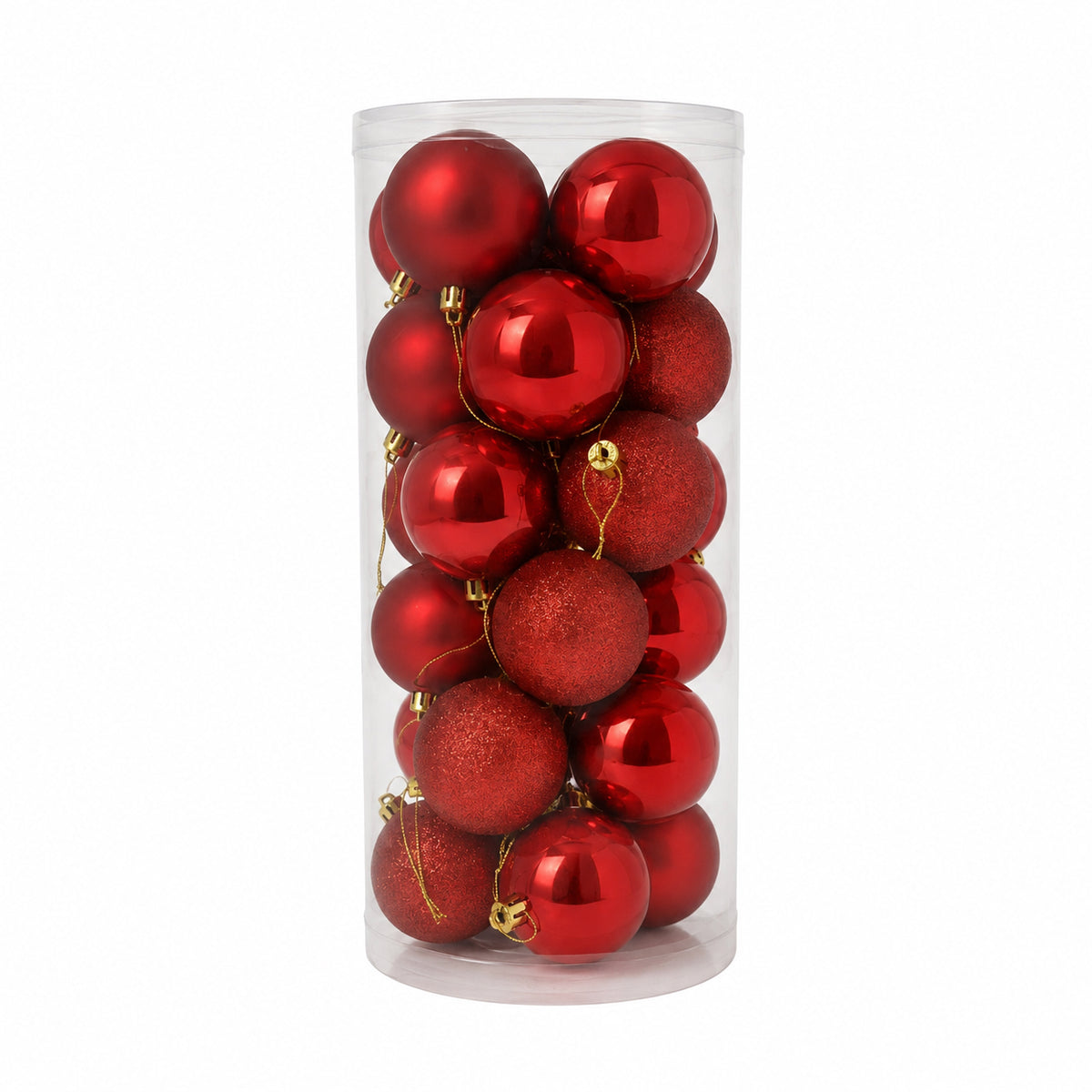 6CM X-mas NR Ball(24PCS/Red)