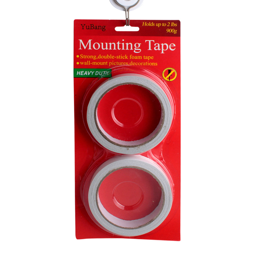 Double Sides Tape(Thin/1.8CM*13M) package featuring strong double-stick foam design and heavy-duty functionality.