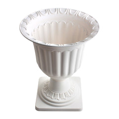 🌿 Flower Pot White (XL) – 30×31cm | Stackable Plastic Planter