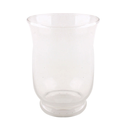 Clear glass Vase(10.7*15CM) for stylish home decor and flower arrangements.