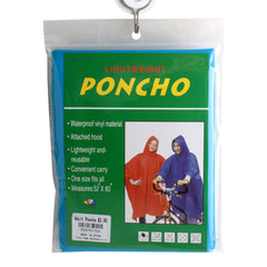 Adult Poncho – Lightweight Rain Protection (One Size)