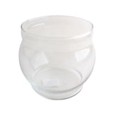 Candle Vase(11*11.5CM) - clear glass decorative vessel for candles and floral arrangements.