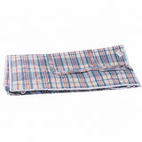 Checked Storage Bag – 70 × 65 × 20cm – Blue Check