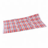 Checked Storage Bag – 70 × 65 × 20cm – Red Check