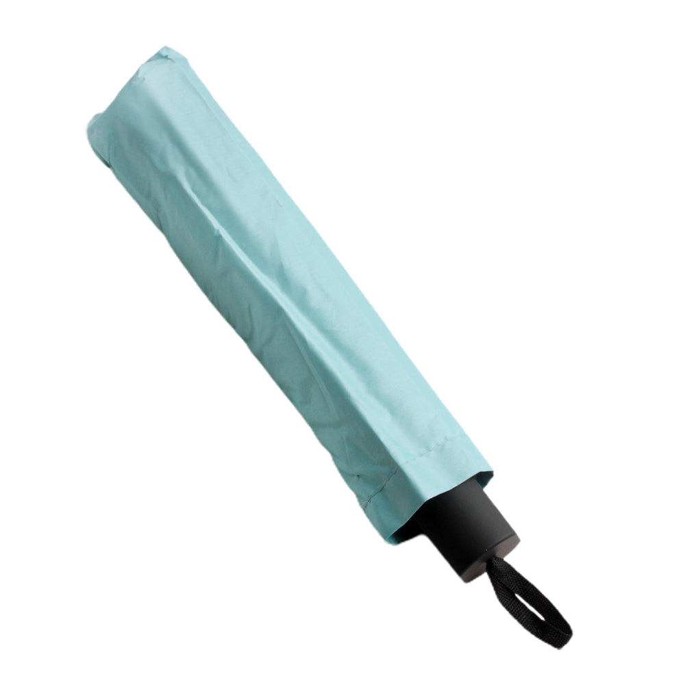 ☔ Foldable Compact Umbrella – Rainproof Travel Size (Q) in closed position, showcasing the sleek design and travel-friendly size.