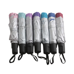 ☔ Foldable Compact Umbrella – Rainproof Travel Size (Q)