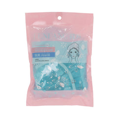 Shower Cap(TA) in stylish packaging with floral design and user-friendly features.