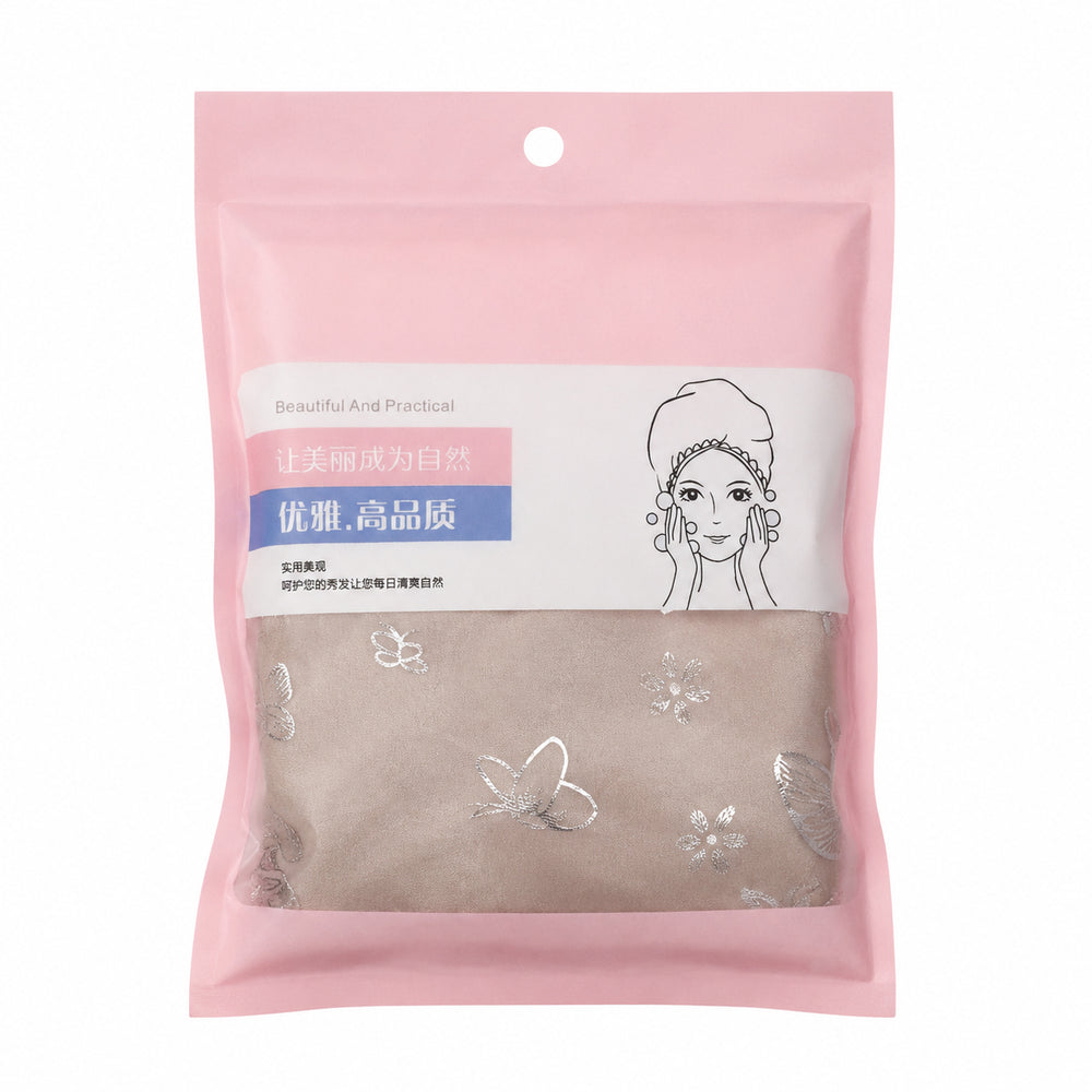 Printed Shower Cap – Beige