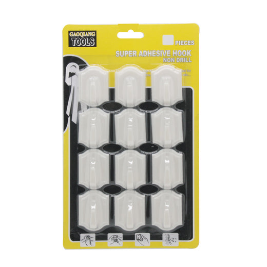 Super Adhesive Hook (12pcs)