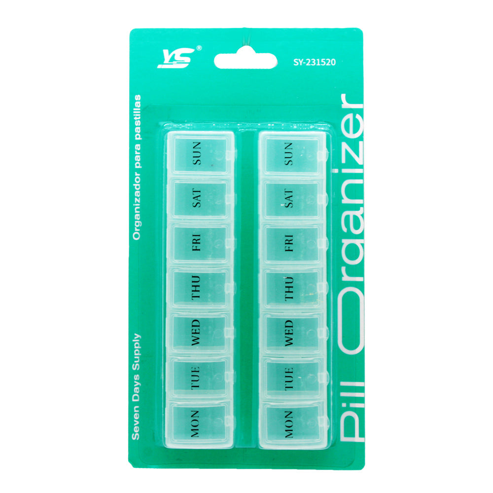 2-Week Pill Organizer – AM & PM Compartments