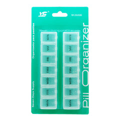 2-Week Pill Organizer – AM & PM Compartments