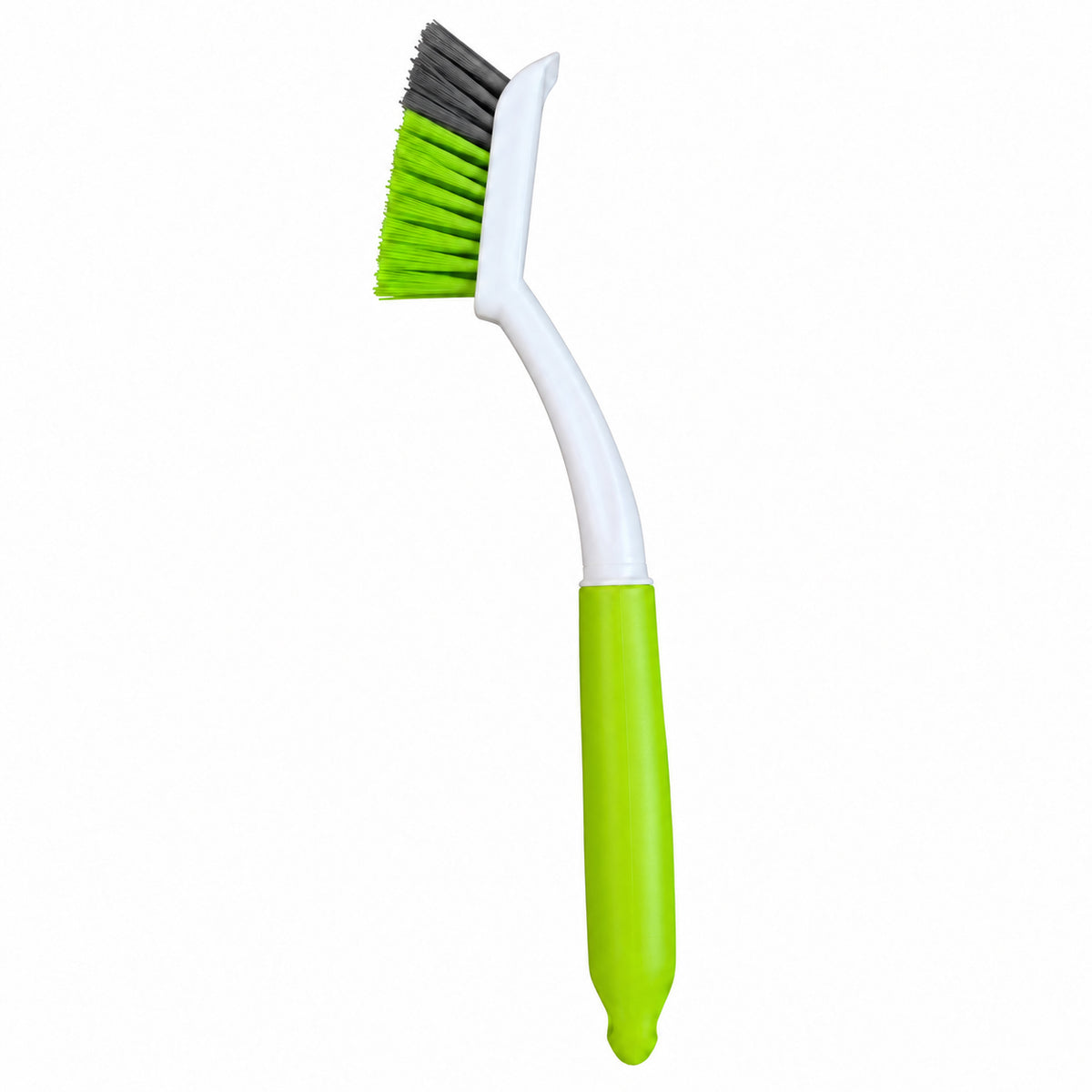 Angled Cleaning Brush – White Handle