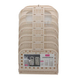 Folding Storage Basket in a stack, showcasing its versatile design for easy organization.