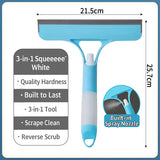 Window Squeegee with Spray – Blue