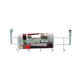 Chrome Over Door Hanger for convenient storage and organization in any room.