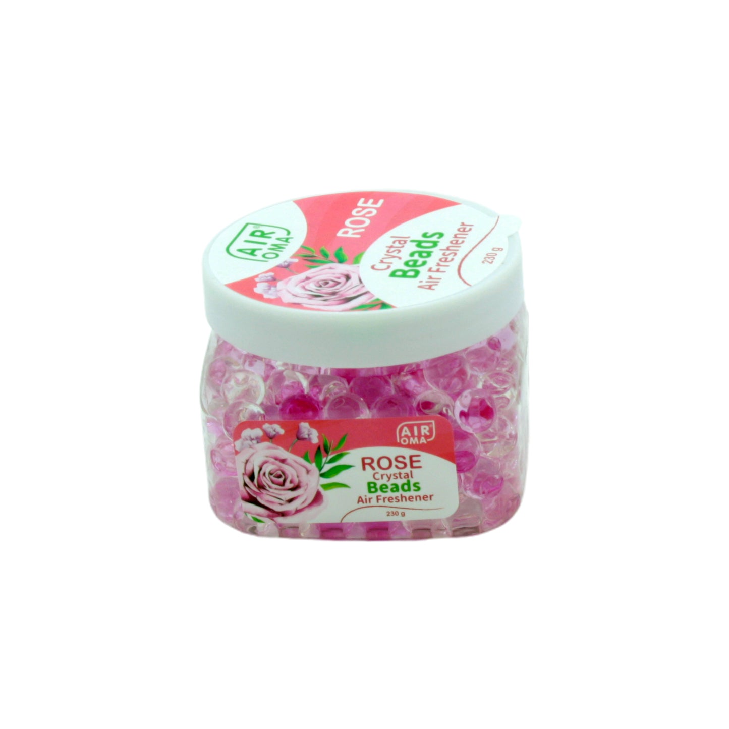 Crystal Beads Air Freshener – Long-Lasting Gel Beads for Home, Office, Bathroom, Car (Assorted Scents) in rose scent.