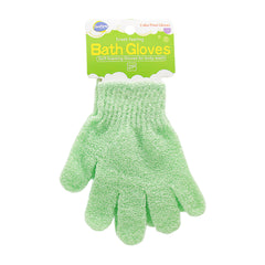 Fresh feeling Bath Gloves for a soothing body wash experience in soft foaming material.