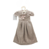 [NZ Stock] Cute Dress Style Hanging Hand Towel - Microfiber Kitchen & Bathroom Towel
