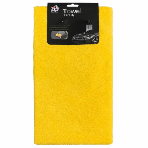 Car Cleaning Towel – 40 × 40cm – Yellow