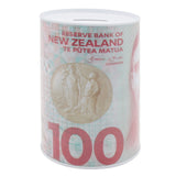 money tin 100 nz design coin bank savings jar gift nz stock