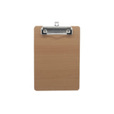 A5 Clip Board made of wood with a metal clip for easy note-taking and organization.