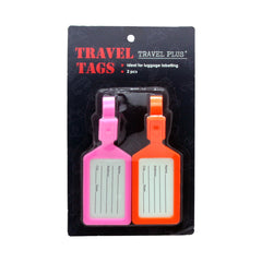 Suitcase Luggage Tags – Travel Bag ID Labels (2PCS)