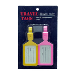 Suitcase Luggage Tags – Travel Bag ID Labels (2PCS)
