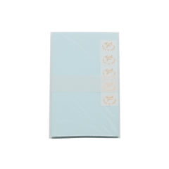 Envelopes(5PCS/Q.C) set featuring blue envelopes with decorative thank you stickers.