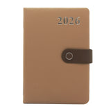 2026 Diary (26B) – Simple Leather Cover Planner | Lotsa Goodies NZ