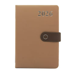 2026 Diary (26B) – Simple Leather Cover Planner | Lotsa Goodies NZ
