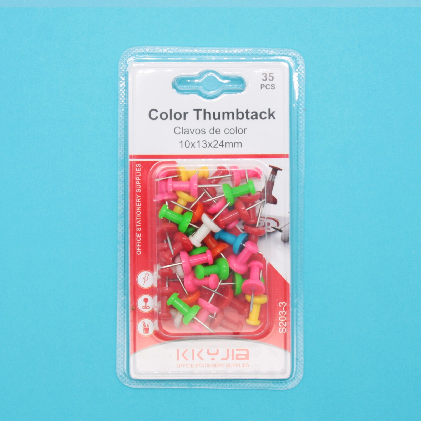 Drawing Pin Pink Colored Drawing Pins(35PCS) – Lotsa Goodies