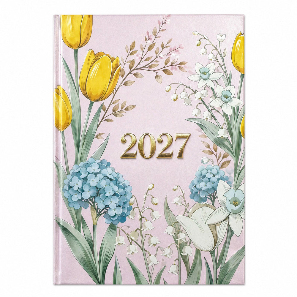 2027 Floral Planner Diary