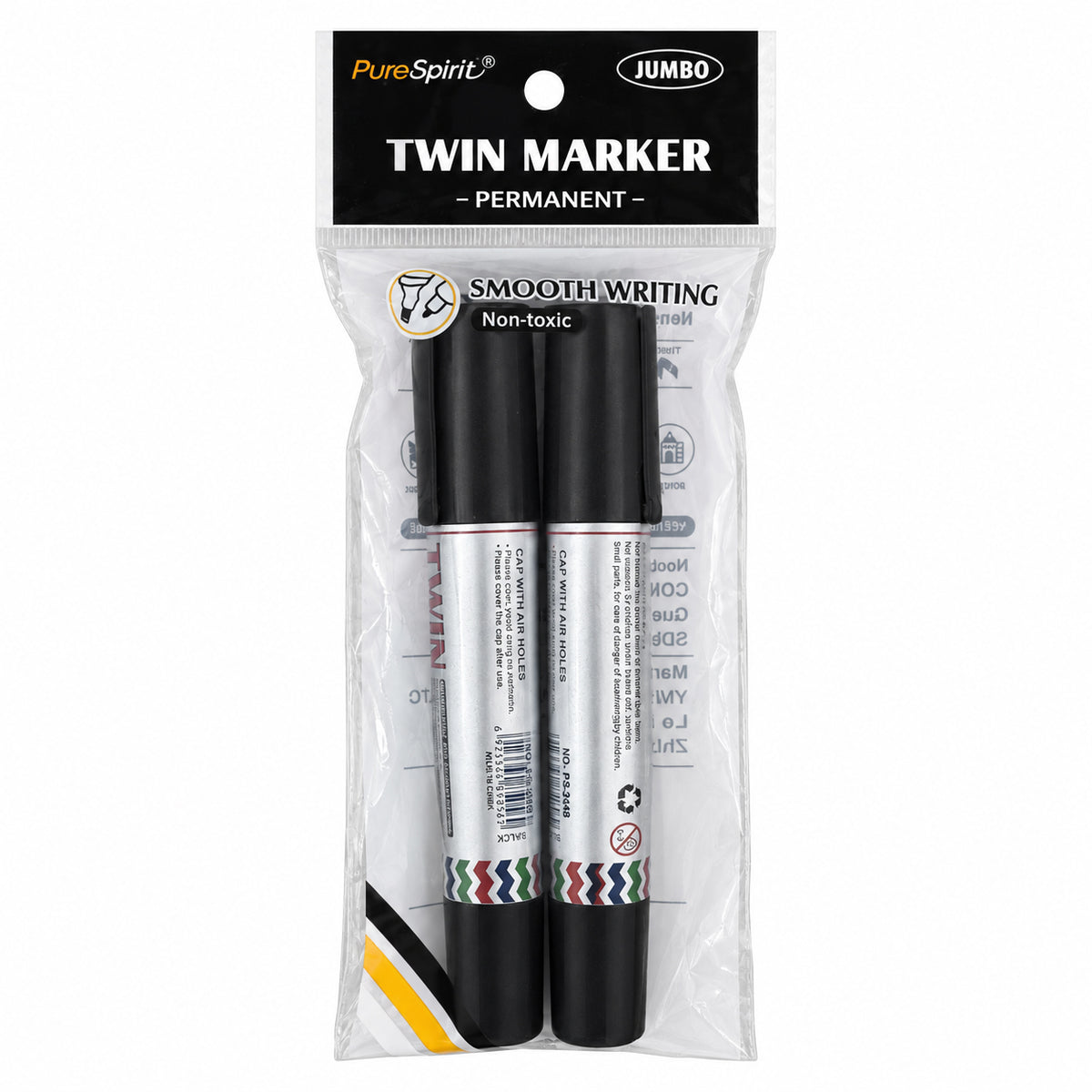 Twin-Tip Permanent Markers – 3 Pack – Product
