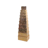 10PCS Gold SY Deer Gift Box Whole set stacked in a decorative arrangement for gift-giving.
