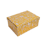 3/10 Gift Box Gold SY Deer (33*25.5*14.5CM) decorated with festive patterns on a yellow background.