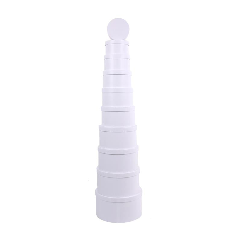 10PCS White Cake Box Whole Set