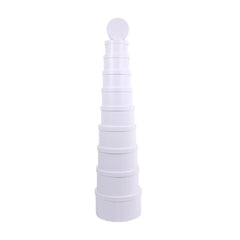 10PCS White Cake Box Whole Set